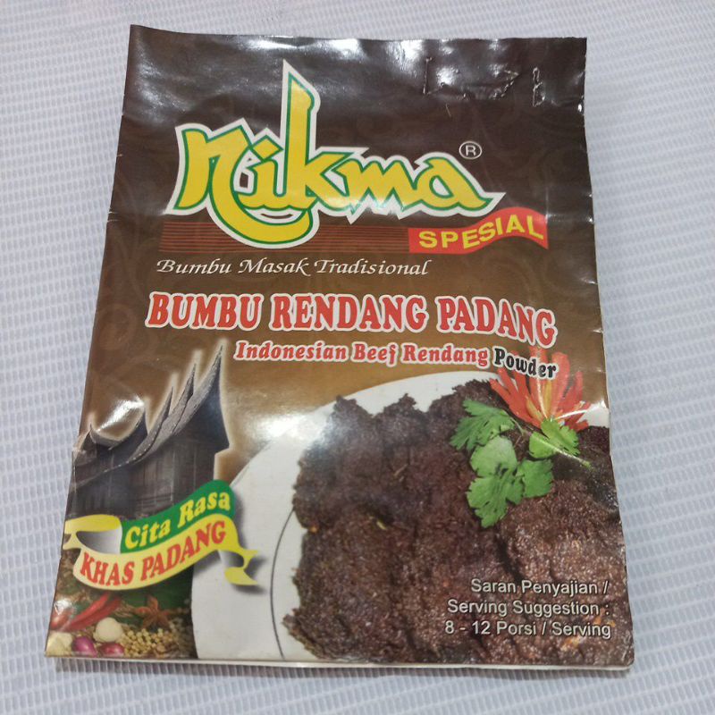 

NIKMA Spesial Bumbu Masak Tradisional Instan Rendang Khas Padang Selamat Majid Hamid