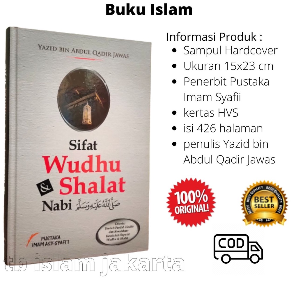 Buku Sifat Wudhu dan Shalat Nabi PACKING KARDUS Tuntunan Sholat & Wudhu Ustadz Yazid Jawas
