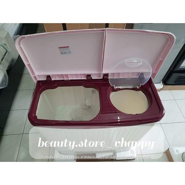 Mesin Cuci 2 Tabung POLYTRON PWM 7363 7 Kg Garansi Resmi Khusus Jawabarat Jabodetabek (Kota bandung dan Cimahi Bisa COD)