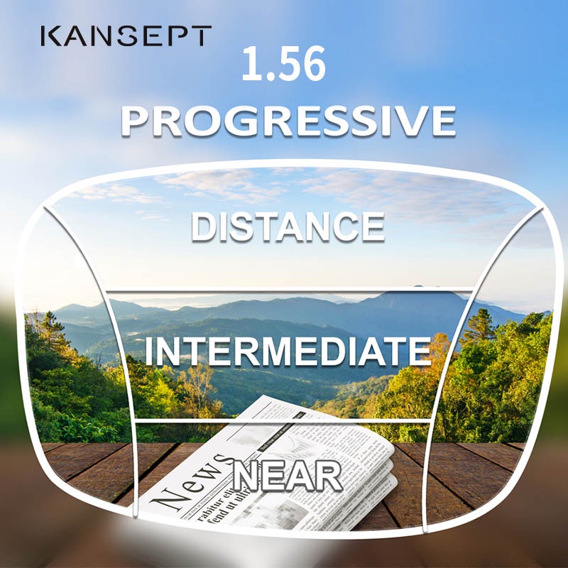 Lensa Progresif | Lensa Double Minus &amp; plus | Plus &amp; plus | Lensa jauh dan dekat free pemasangan ke kacamata