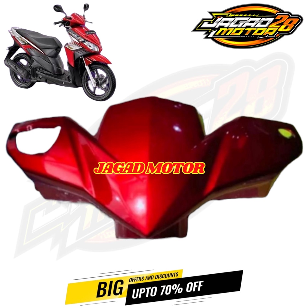 Batok Depan Vario Techno 110 Lama Merah / Batok Depan Honda Vario Techno 110 Karbu Lama Merah / Batok Kepala Depan Vario Techno 110 CBS Karbu Merah