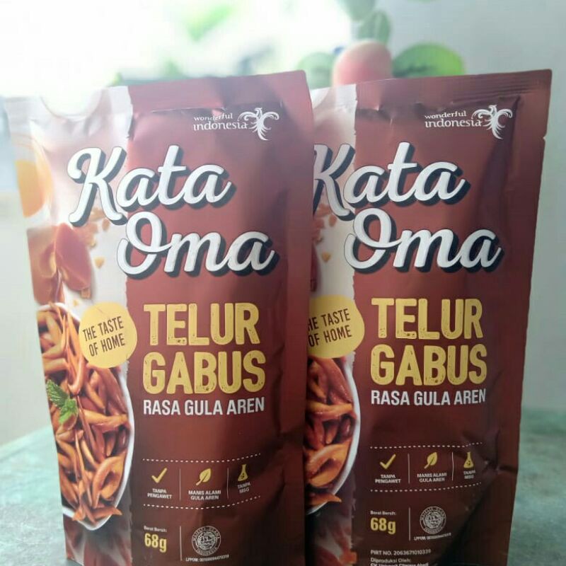 

Kata oma Rasa Gula aren 68 gr