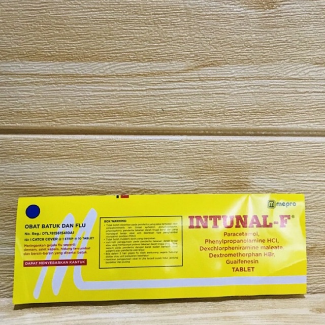 INTUNAL F TABLET | Mengatasi Gejala Flu | Demam | Batuk | Pilek