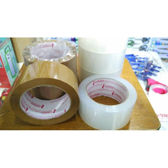 

[[BISA COD]] Khusus Go-kilat Lakban Goldtape Bening/Coklat 100yard Kardusan TERMURAH Kode 541