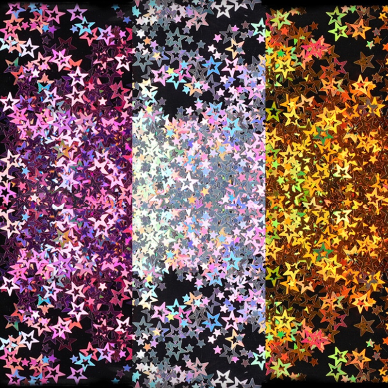 SIY  3 Packs Alphabet Letters Sequins Resin Mold Fillings DIY Art Crafts Jewelry Filler Nail Holographic Glitter Flakes Decoration