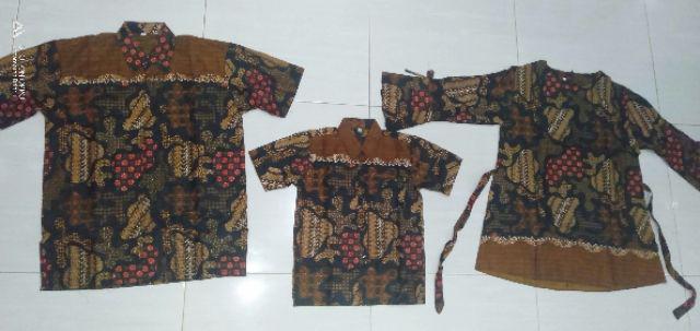 Couple Batik Ayah Ibu Anak Kids Fashion Usia 1-10 Tahun