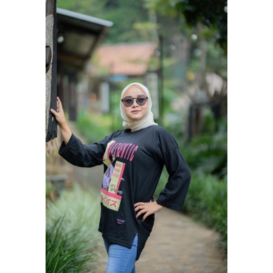 kaos wanita oversize DEEFAS ORIGINAL