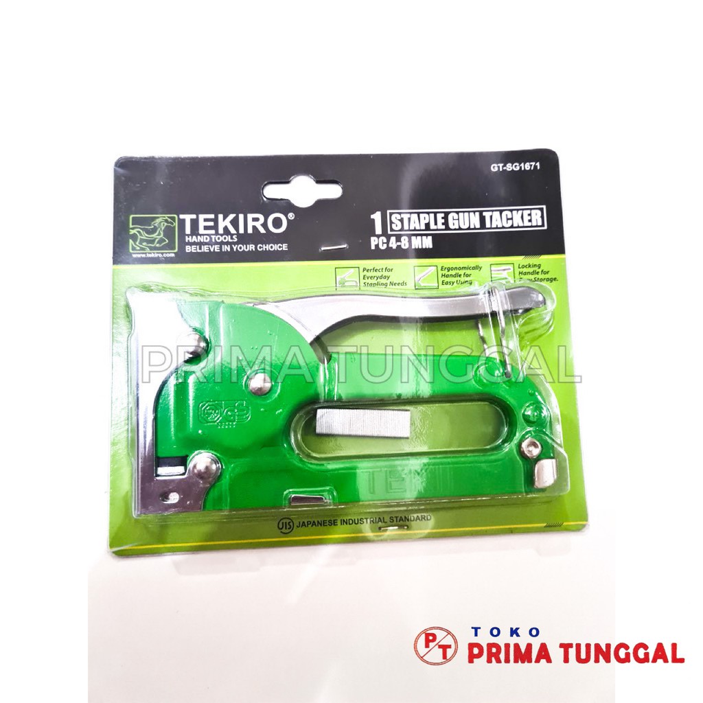 

Staple Gun Tacker Tekiro Staples Tembak Hijau Tekiro 4 - 8MM