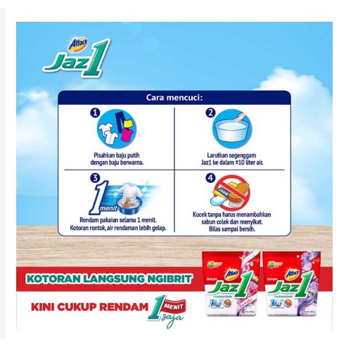 ATTACK JAZ 1 DETERJEN BUBUK 800GR