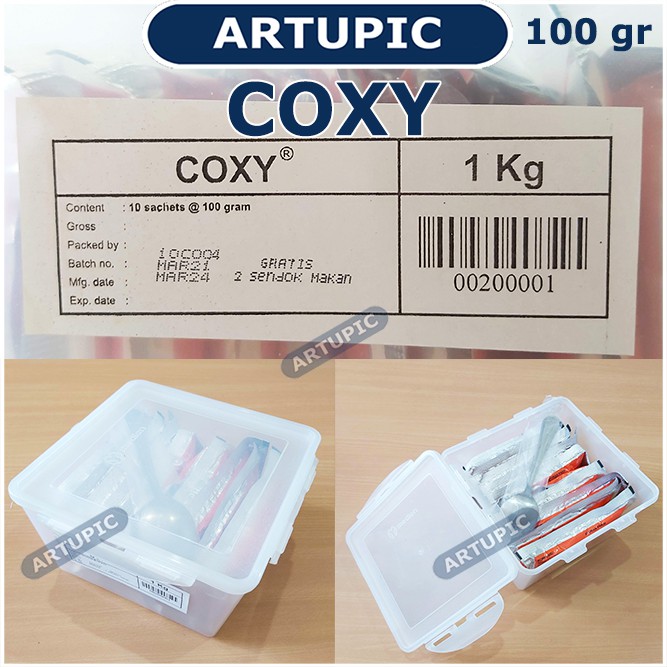 Coxy 100 gram Obat Koksi Bakteri Berak Darah Merah Hijau Koksidiosis Kolera Unggas Ayam