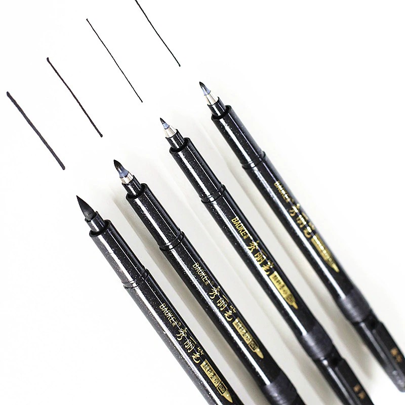 

High quality Brush and Fine Point Fineliner Penmanship Calligraphy Pen Refillable Pigment Ink Brush