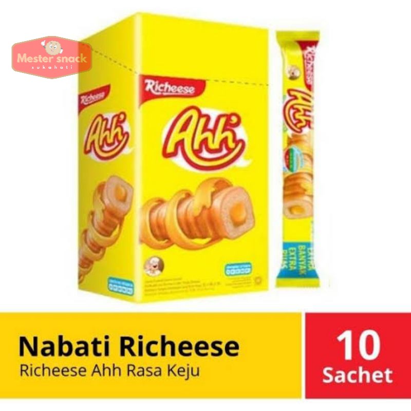 

Richeese Ahh 15 gram (1 pack isi 10 pcs)