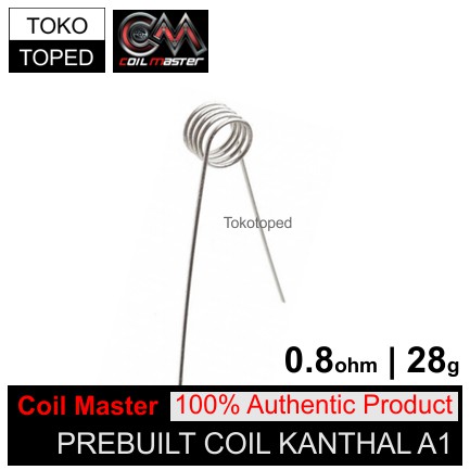 Authentic Coil Master Pre-built Kanthal A1 0.8 ohm | 28 awg