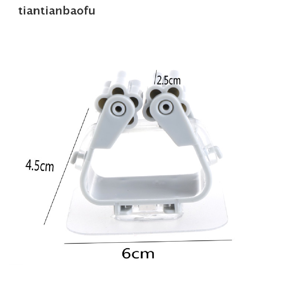 Rak Holder Penyimpanan Sapu / Pel / Payung Model Tempel Dinding Untuk Kamar Mandi