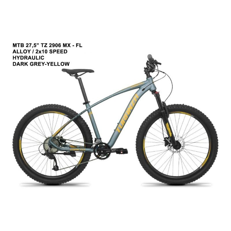 Sepeda gunung MTB 27.5 Turanza 2906 MX frame Alloy Rem Hydraulic