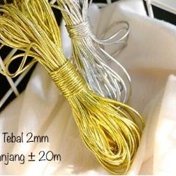 

Tali Karet Elastis untuk Hangtag, Kotak, Toples, Hiasan kado