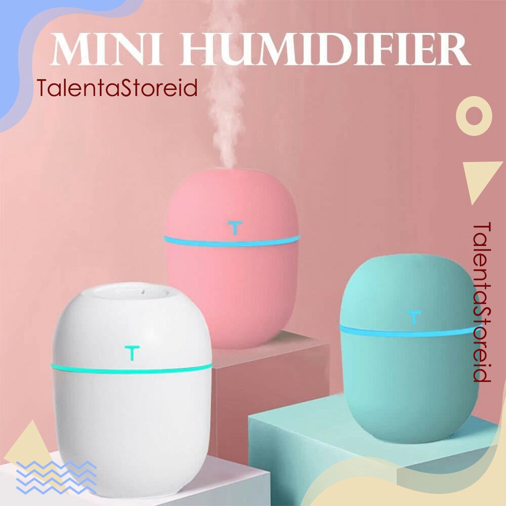 Humidifier Led Air Portable Pelembab Udara Desain Modern