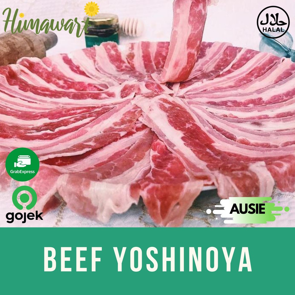 

DAGING SHORTPLATE AUSIE SLICE BEEF YOSHINOYA / SHABURI - 500 gr