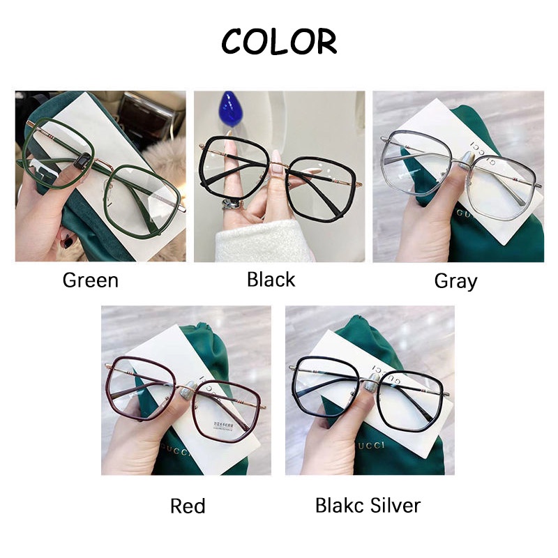 Kacamata Photochromic Anti Radiasi Aneka Warna Gaya Vintage Untuk Pria Dan Wanita