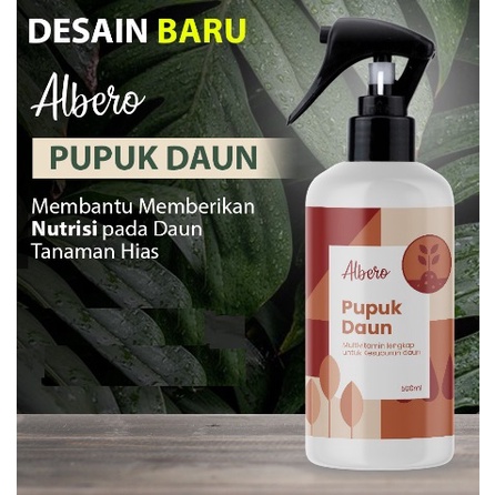 Pupuk/nutrisi/suplemen daun khusus tanaman hias-Albero 500ml