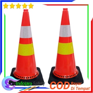 Jual Traffic Cone Kerucut Lalu Lintas Pembatas Jalan 75 Cm Techno 0166 ...