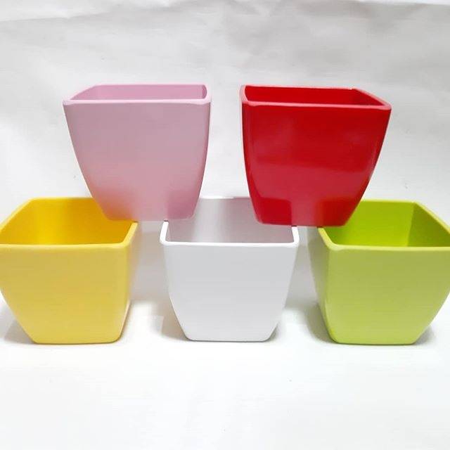 VAS BENTO MELAMIN BESAR - pot bunga plastik artificial home decor shabby chic