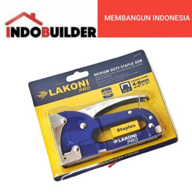 

LAKONI PRO STAPLES MANUAL 4-8 MM / STAPLE GUN TACKER JETJO TOOLS