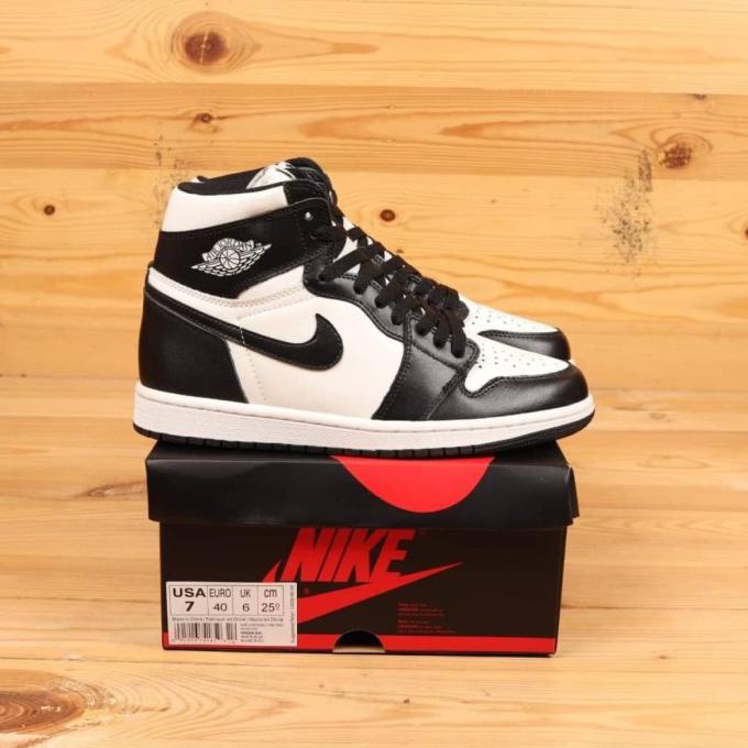 algifaruu - Nike Air Jordan 1 Retro High OG Black White