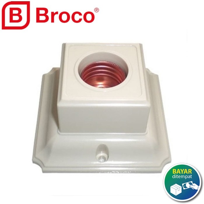 Broco Piting Plafon Piting Lampu Persegi 1210