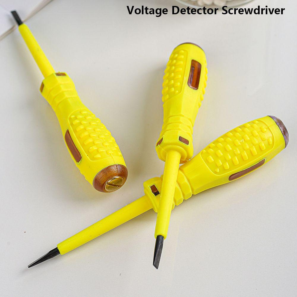 Solighter 2pcs Power Voltage Detector Pen On-off Test Obeng Listrik Indikator Electrician Tool Induksi Cerdas