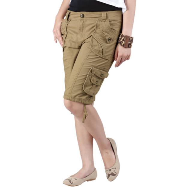 CELANA WANITA CARGO TACTICAL COTTON CELANA PENDEK WANITA MURAH PREMIUM