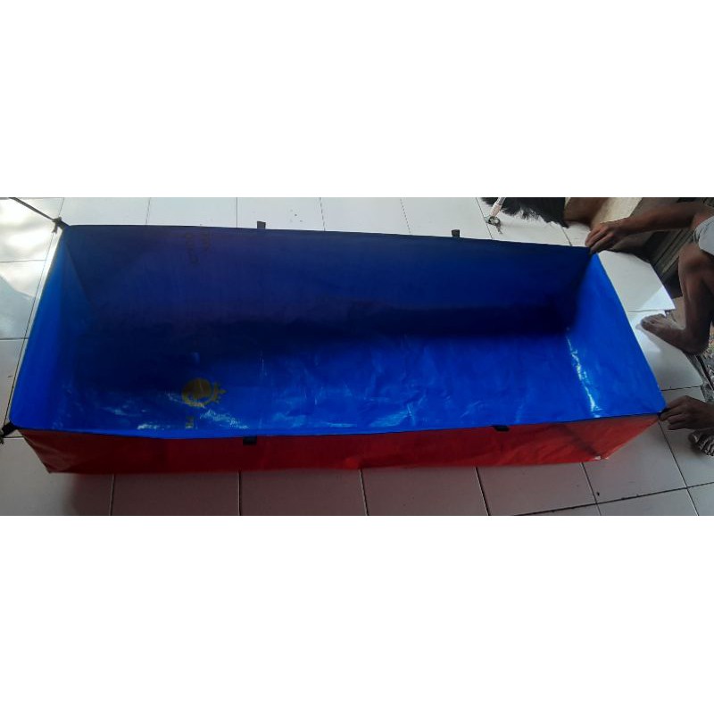 Terpal kolam ikan 140x60x30 A5KOREA