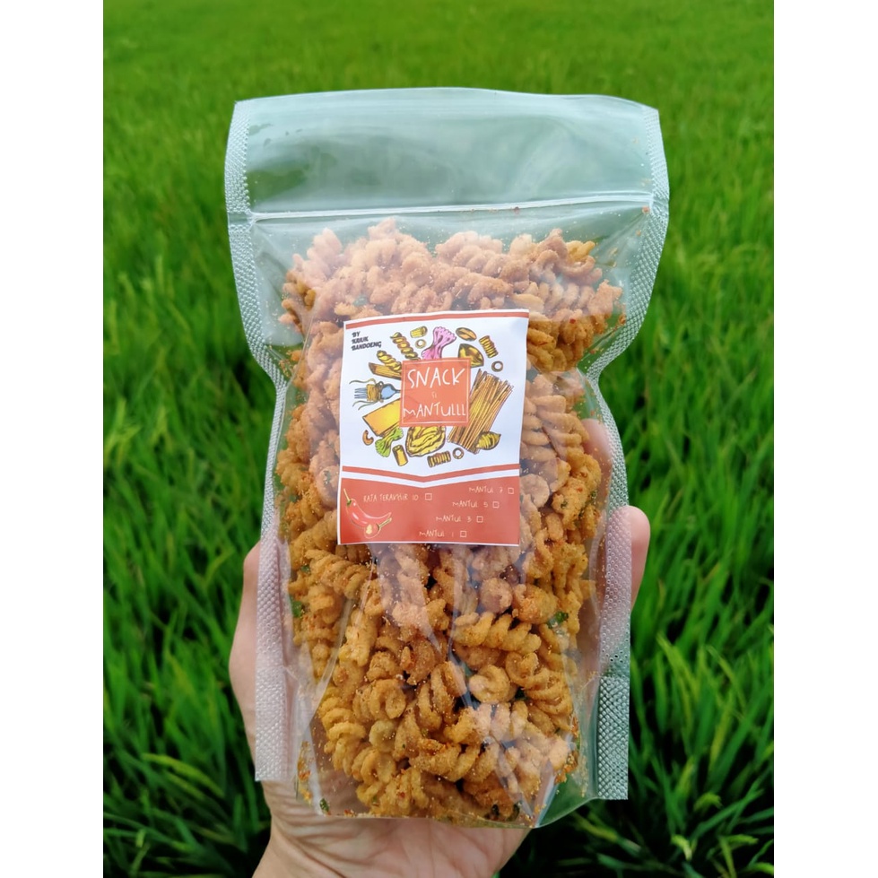 

MAKARONI SPIRAL KRIUK BANDOENG/MAKARONI GANDUM/BUKAN MAKARONI BIASA/STANDING POUCH