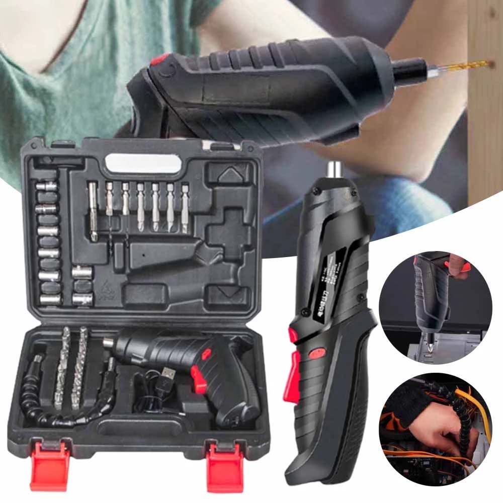 Obeng Elektrik Obeng Baterai X-Power Cordless Screwdriver Cas Bor Tangan Alat Pertukangan [dreamystore1]