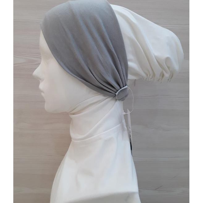 Fwz3 Bandana Nobby / Dalaman Hijab Wanita / Ciput Polos Lembut / Ciput Anti - Putih Fsud