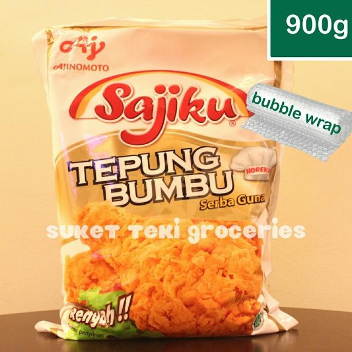 

Tepung Bumbu Serbaguna Sajiku Ajinomoto 900gr / 1kg an Crispy Horeka
