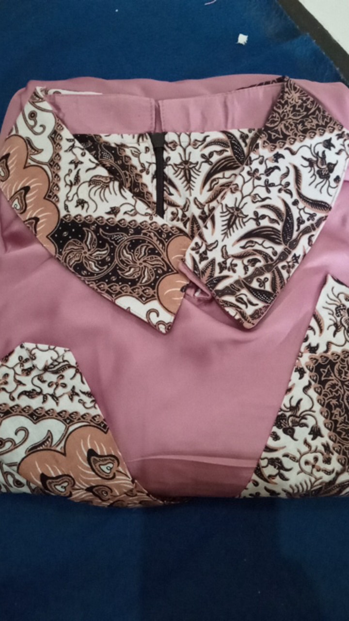 Maura Couple - Sania Ruffle Batik Couple Ori Ndoro Jowi Garansi Termurah Shopee - Batik Modern Solo