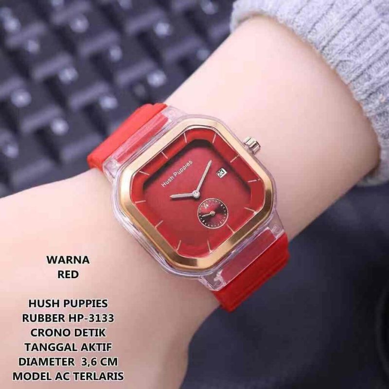 JAM TANGAN HUSH PUPIES WANITA FREE BATRAI CADANGAN MODEL ANALOG