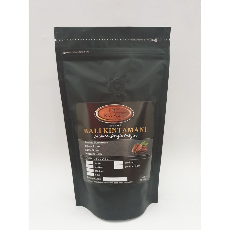 

KOPI ARABIKA BALI KINTAMANI 250 GRAM (BIJI/BUBUK)
