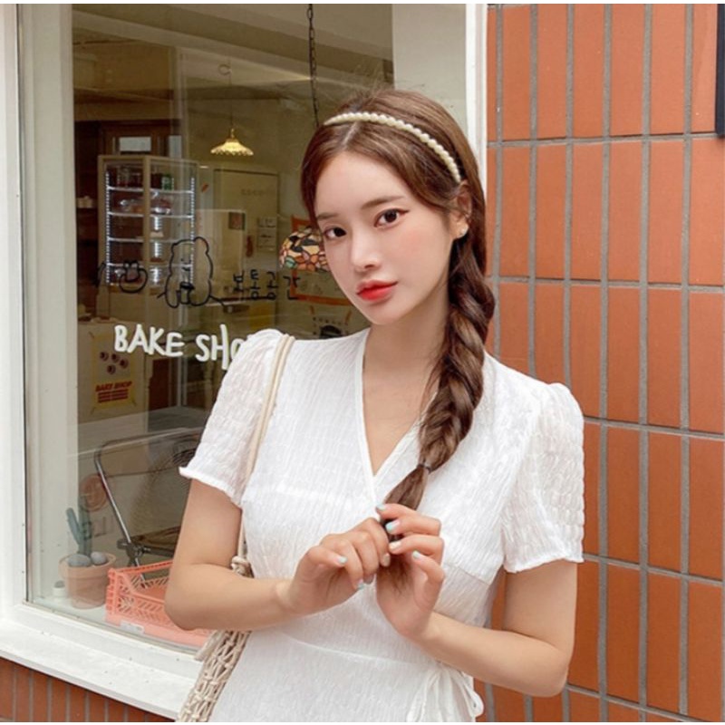 Bando Mutiara / Pearl Headband / Bando Korea premium / bando Fuji