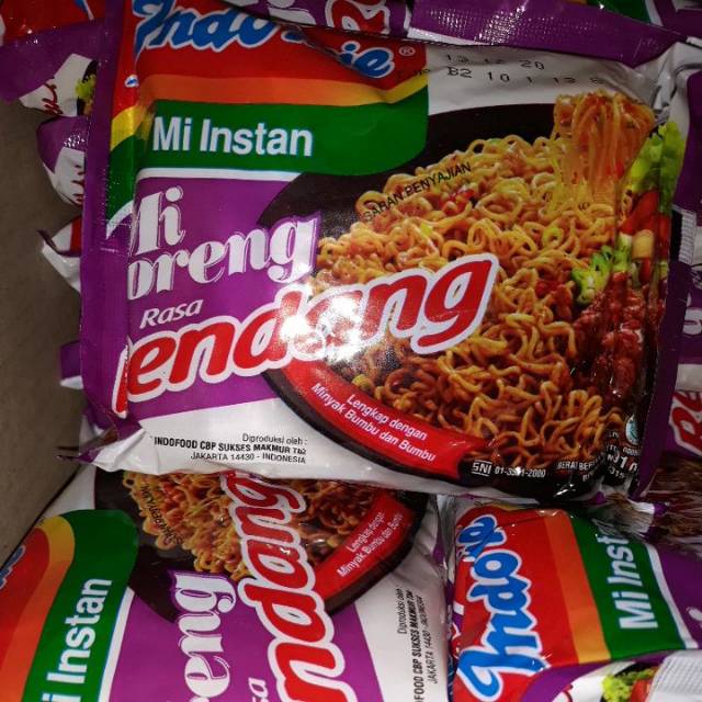 

5 pcs Indomie goreng rendang