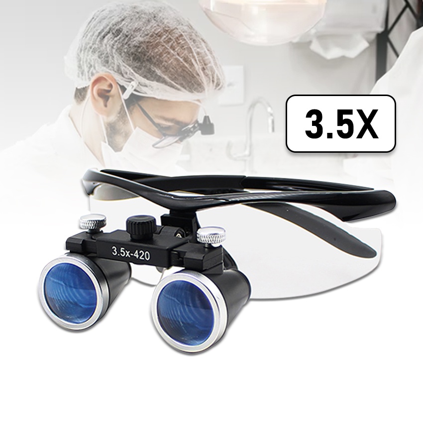 Jual DENTAL KACA MATA PEMBESAR LOUPE LUP DENTAL Endoskopi oral Shopee