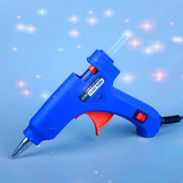 Alat Lem Tembak Glue Gun 20W +1 Lem Bakar Cair