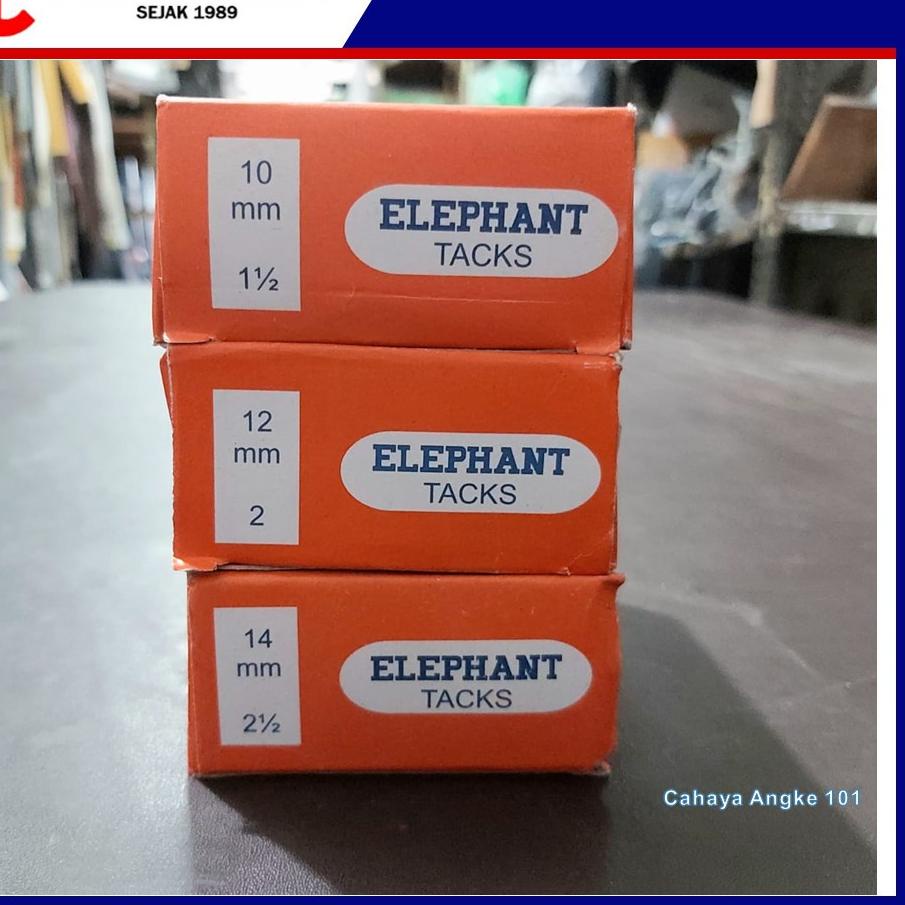 ❁ Paku Open Paku Sepatu Cap Gajah Elephant Tacks ☟