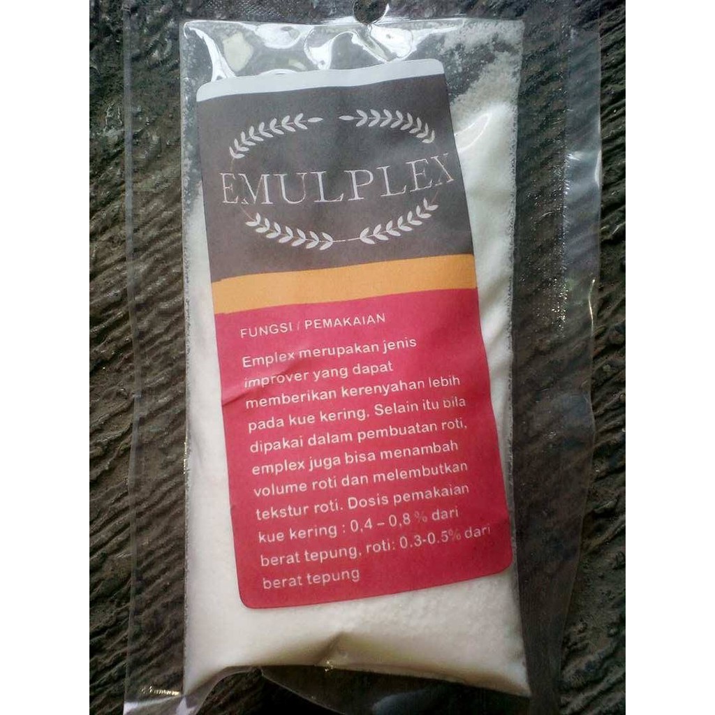 50 Gram Emulplex Emplex Perenyah Kue Kering Pengembang Roti Shopee Indonesia