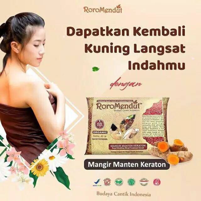 Roro Mendut Mangir Manten Keraton kemasan kecil 20gr/ besar 40gr