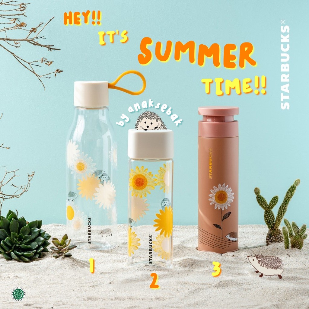 Starbucks Tumbler Happy Hedgehog Summer 2021 Edition