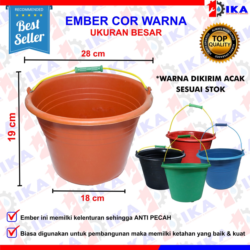 EMBER / TIMBA COR HITAM KAPASITAS BESAR (HARGA SATUAN) TERMURAH