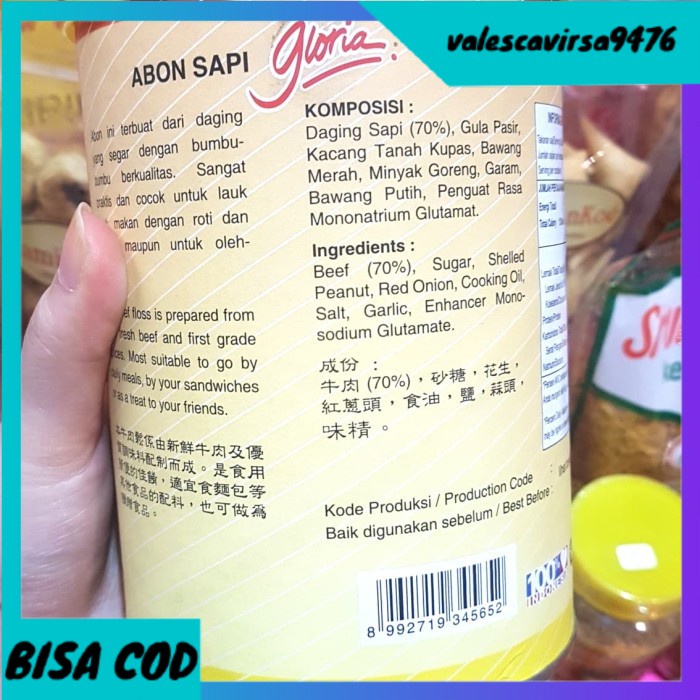 

⭐BISA COD⭐ Abon Sapi Gloria