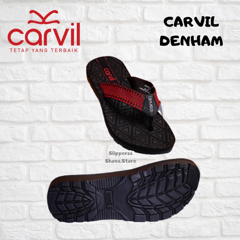 CARVIL DENHAM/Sandal Carvil Jepit/sandal dewasa/sandal kasual/sandal pria/sandal wanita/sandal karet